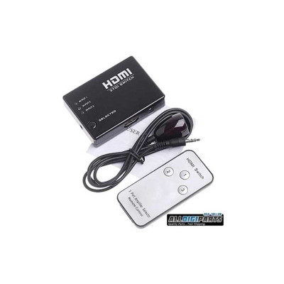 Switch HDMI 3 in 1 out with Full HD remote control